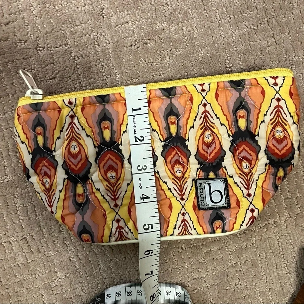 EUC Cinda B Makeup Cosmetics Bag